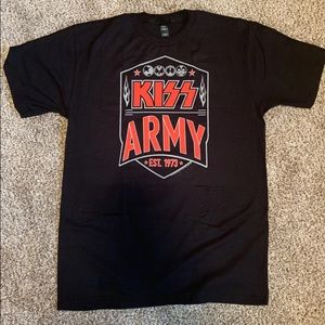 KISS ARMY official fan club membership T-shirt